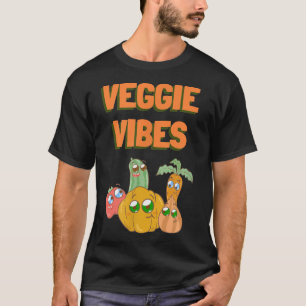 Camiseta Funny Veggie Vibes Vegetarian Vegetable T-Sh