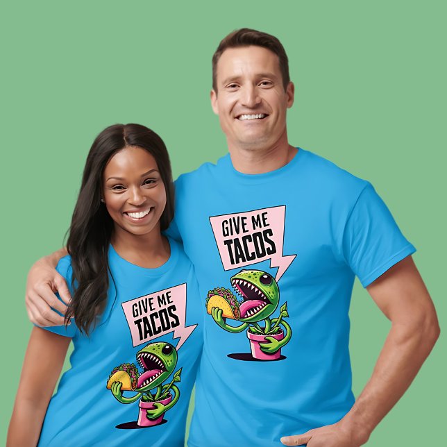 Camiseta Funny Venus Fly Trap Eating Taco (Funny Venus Fly Trap Eating Taco T-Shirt)