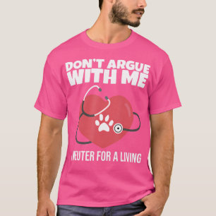 Camiseta Funny Veterinaria Hombres Mujeres Vet Tech Assista