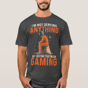 Camiseta Funny Video Games Astronaut Design For Gamer Onlin