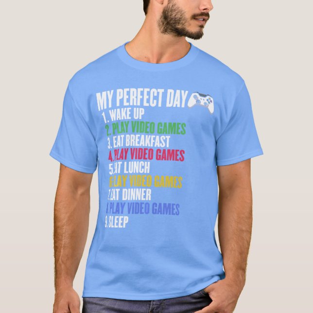 Camiseta Funny Video Games Lover Graphic for Women and Men  (Anverso)