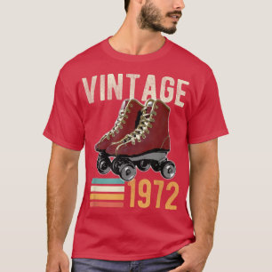 Camiseta Funny Vintage 1972 Roller Skate 50th Birthday 50 Y