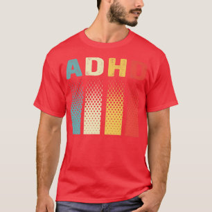 Camiseta Funny Vintage ADHD Autism Mental Health Awareness