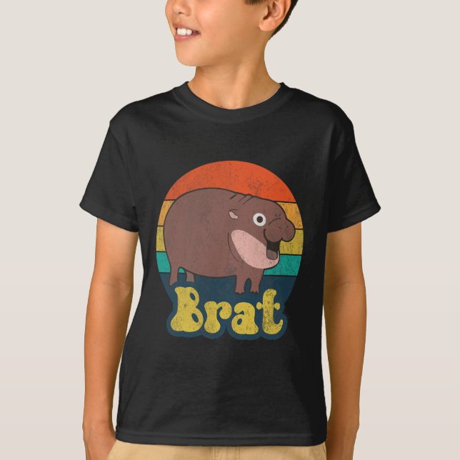 Camiseta Funny Vintage Brat Ba (Anverso)