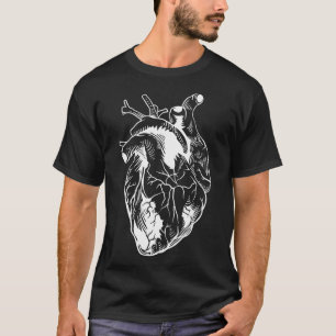 Camiseta Funny Vintage Cardiología Anatomía cardíaca Guay D