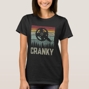 Camiseta Funny Vintage Cranky Bicicleta Ciclista Lo