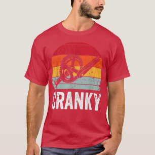Camiseta Funny Vintage Cranky Bicicleta Ciclista Lo