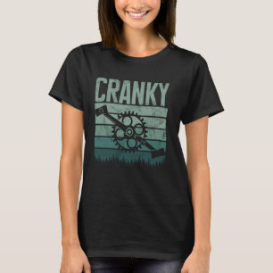 Camiseta Funny Vintage Cranky Bicicleta Ciclista Lo