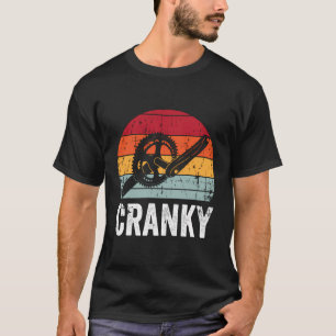 Camiseta Funny Vintage Cranky Bicicleta Ciclista Lo