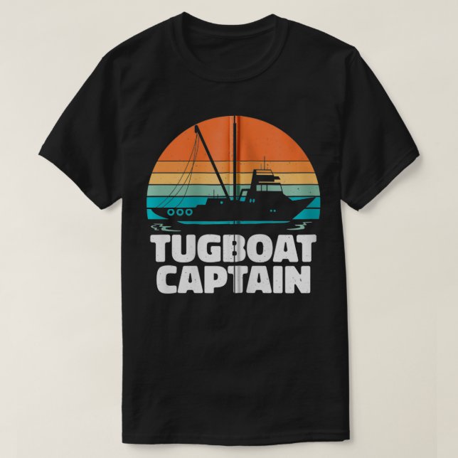 Camiseta Funny Vintage Tugboat Zip (Diseño del anverso)