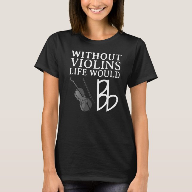 Camiseta Funny Violin Player Para Hombres Mujeres Viola Fid (Anverso)