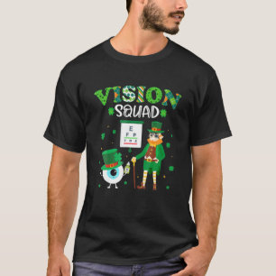 Camiseta Funny Vision Squad Leprechaun Optometrist St Patri