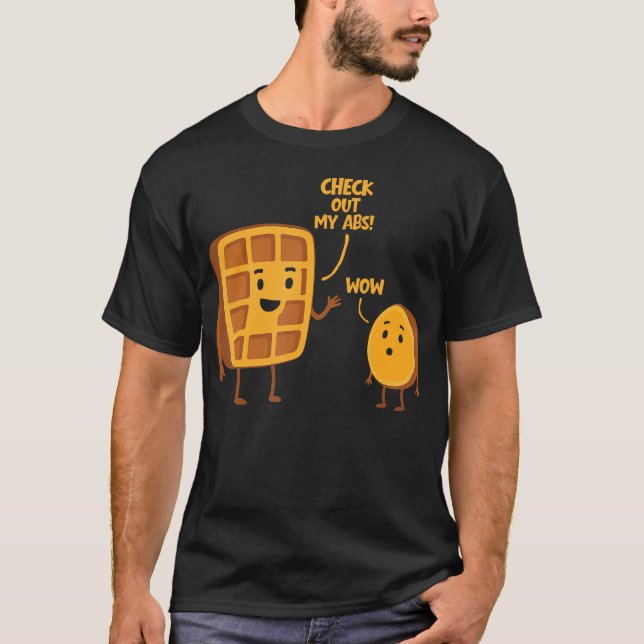 Camiseta Funny Waffle Themed For Waffle Lover Waffle Wednes (Anverso)
