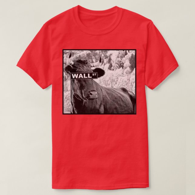 Camiseta Funny Wall Street Bull Trading Stock Market Tra (Diseño del anverso)