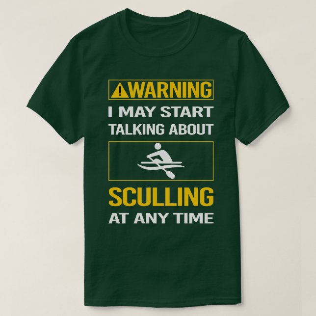 Camiseta Funny Warning Sculling (Diseño del anverso)
