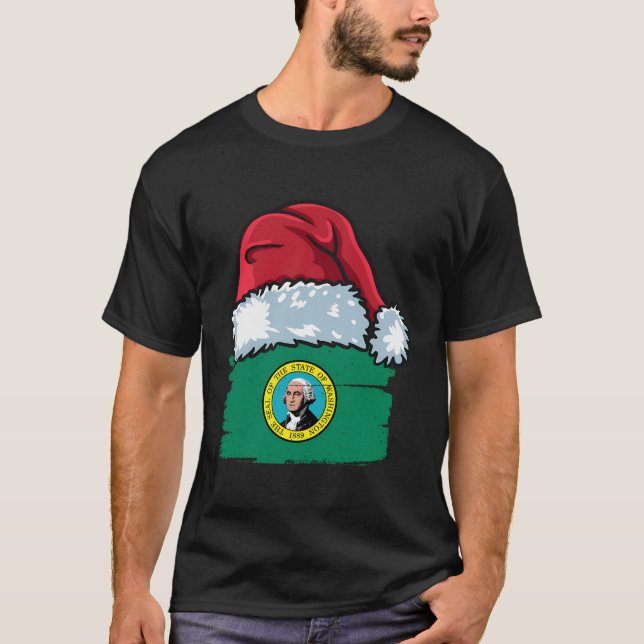 Camiseta Funny Washington Celebra A Los Navidades Con Navid (Anverso)