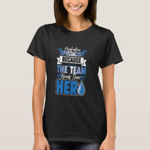 Camiseta Funny Waterboy Football Team Manager Hydrate Spe