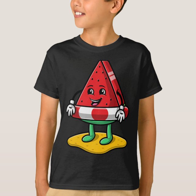 Camiseta Funny Watermelater Floater Fruit Trendy Lover Vera (Anverso)