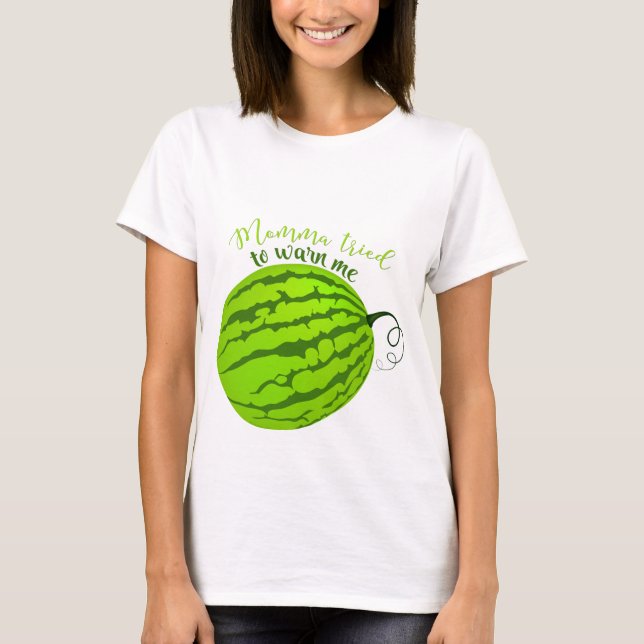 Camiseta Funny Watermelon Belly (Anverso)