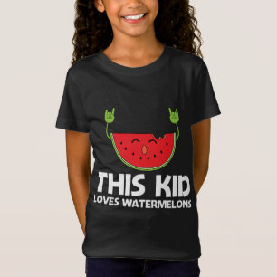 Camiseta Funny Watermelon diseña a los niños pequeños Summe