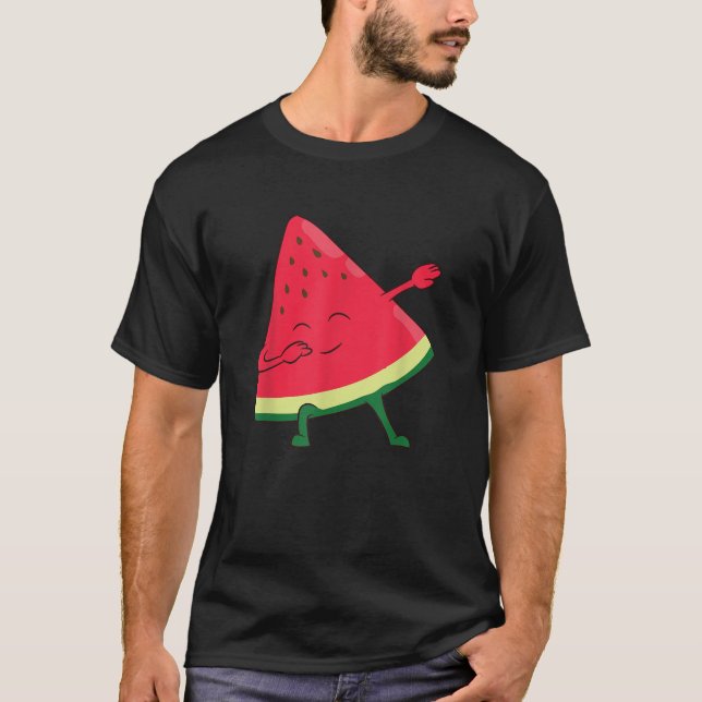 Camiseta Funny Watermelon Summer Melon Juice Dabbing Waterm (Anverso)