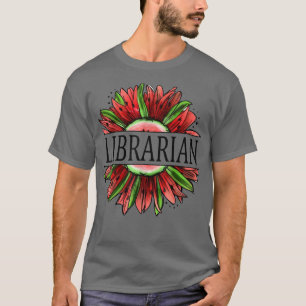 Camiseta Funny Watermelon Sunflower Librería Watermelon Da
