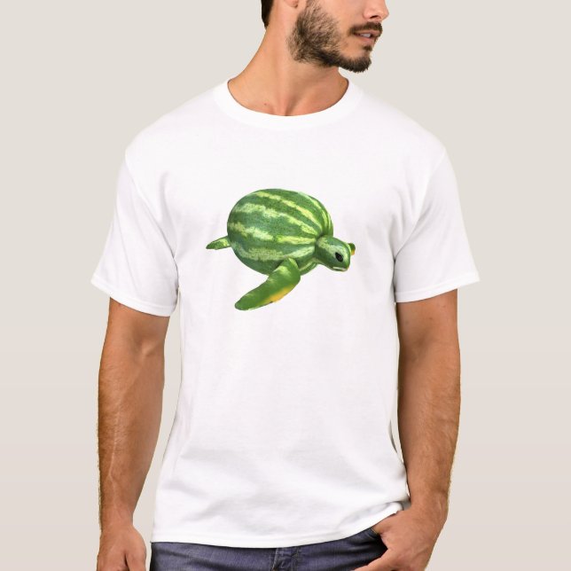 Camiseta Funny Watermeltle Seaturtle (Anverso)