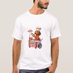 Camiseta Funny Weenie Dachshund Dog Sausage Hotdog Sandwich