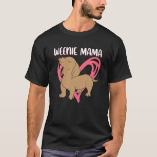 Camiseta Funny Weenie Mama Weiner Dog Dachshund Fur Parent