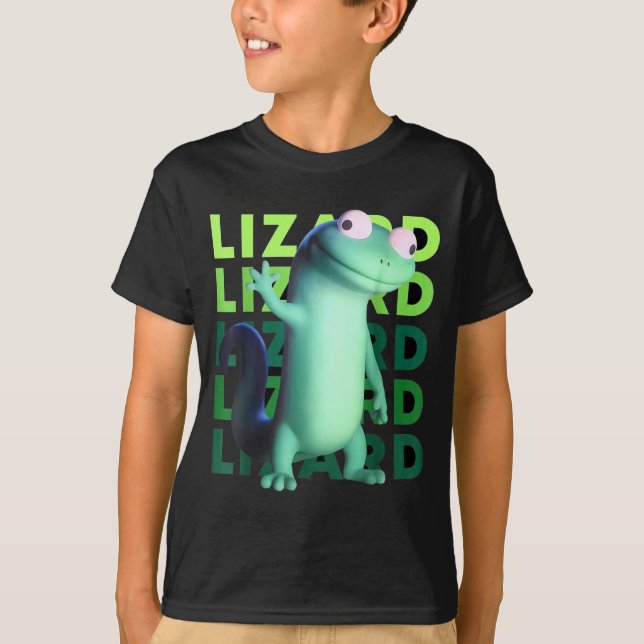 Camiseta Funny Weirore Lizard Meme _ 3d Surreal Animal  (Anverso)