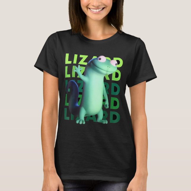 Camiseta Funny Weirore Lizard Meme _ 3d Surreal Animal  (Anverso)