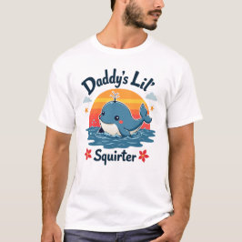 Camiseta Funny Whale Squirter Design for Family Adorable