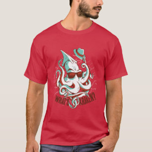 Camiseta Funny Whats Kraken Giant Octopus Personalizado