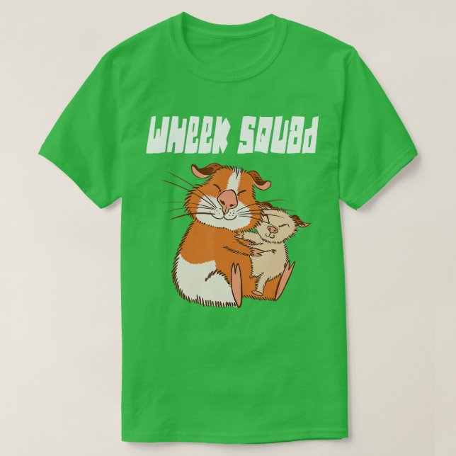 Camiseta Funny Wheek Squad-Guinea Pig  (Diseño del anverso)