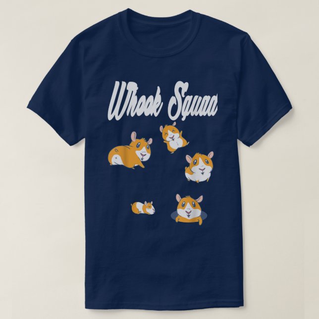 Camiseta Funny Wheek Squad-Guinea Pig334 (Diseño del anverso)