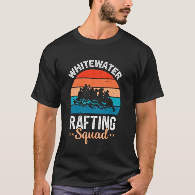 Camiseta Funny Whitewater Raft Guide Design para Whitewater (Anverso)