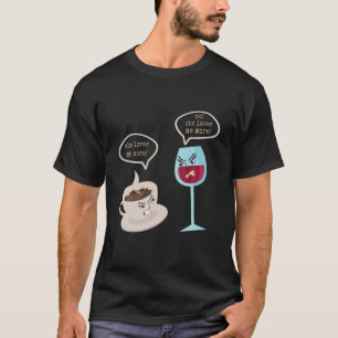 Camiseta Funny Wine Coffee Lover