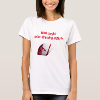 Camiseta Funny Wine Graphic 