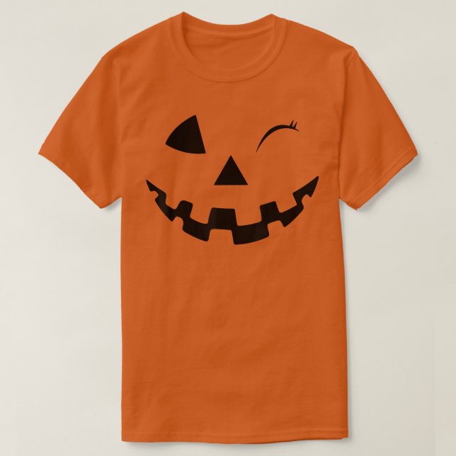 Camiseta Funny Winny Face Pumpkin Jack O Lantern Costume Ha (Diseño del anverso)