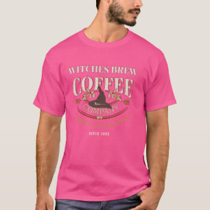 Camiseta Funny WITCHES BREW Wiccan COFFEE Company Black Mag