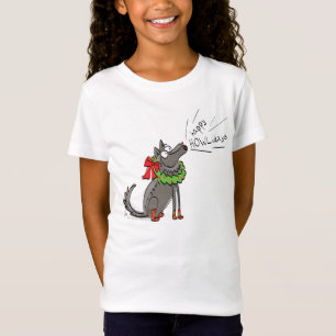 Camiseta Funny Wolf Navidades Felices vacaciones de Howlida