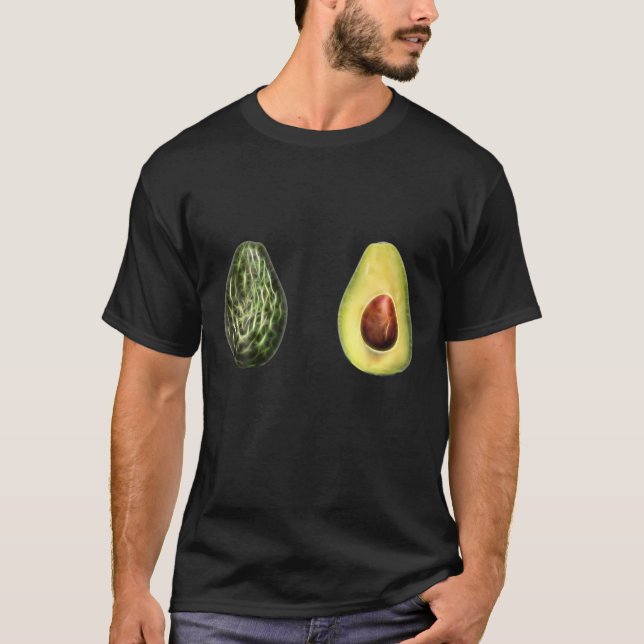 Camiseta Funny Woman's Two Avocado Fruits Healthy Food Vega (Anverso)