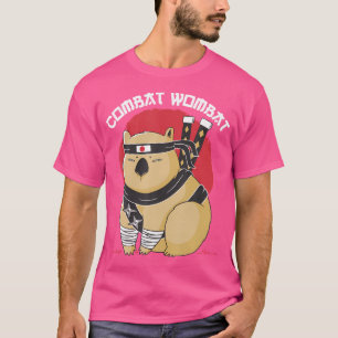 Camiseta Funny Wombat Ninja Combat Wombat