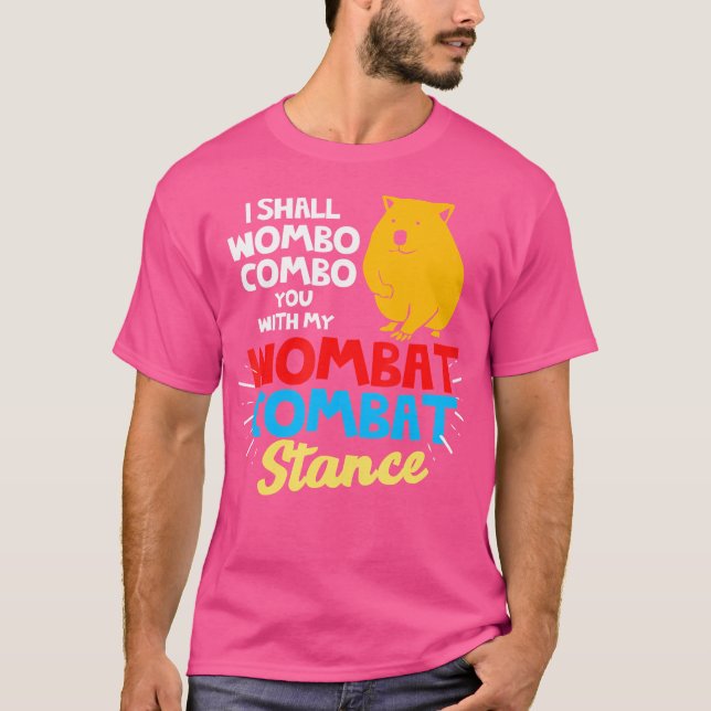 Camiseta Funny Wombat Stance (Anverso)