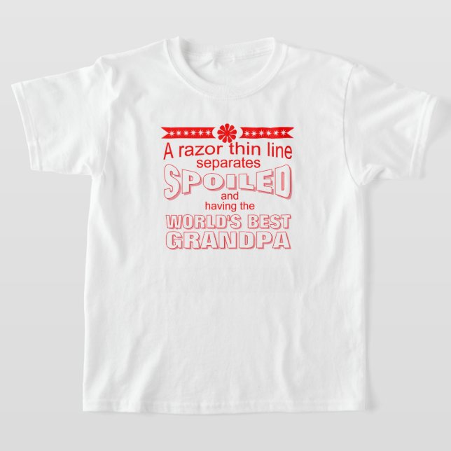 Camiseta funny world's greatest spoiler grandpa (Distribución)