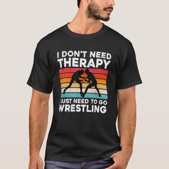 Camiseta Funny Wrestling Design For Wrestler Cool Wrestling (Anverso)