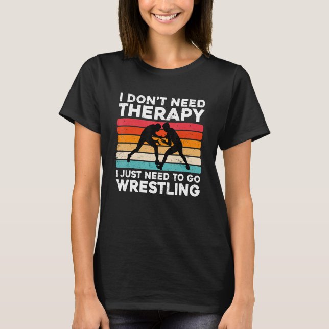Camiseta Funny Wrestling Design For Wrestler Cool Wrestling (Anverso)