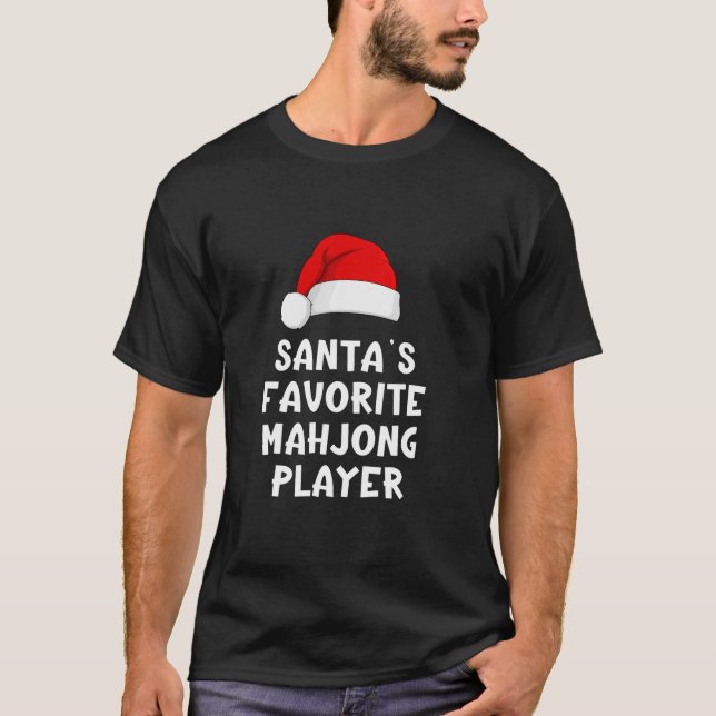 Camiseta Funny Xm del jugador favorito de navidades Santa F (Anverso)