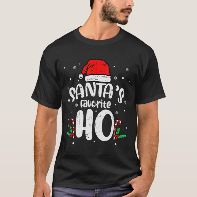 Camiseta Funny Xmas Naughty Dirty Adult Humor Pj Christmas  (Anverso)