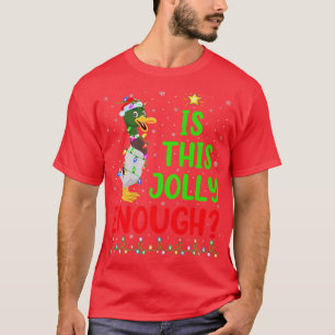 Camiseta Funny Xmas Tree Is This Jolly Enough Duck Bird Chr